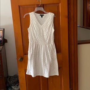 White Eyelet Dress